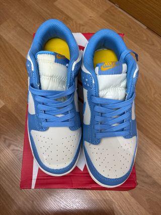 Zapatillas Nike Dunk Low Azul y Blanco