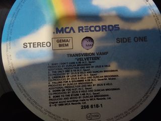 Vinilo Transvision Vamp Velveteen