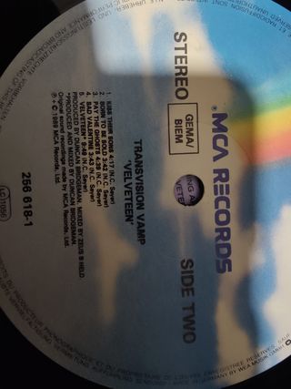 Vinilo Transvision Vamp Velveteen