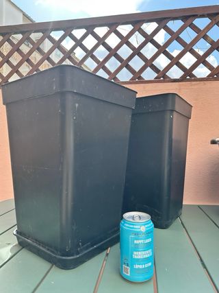 Lote 9 Macetas Exterior + Platos