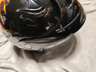 Casco Moto Takachi Sol Sonriente como nuevo