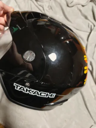 Casco Moto Takachi Sol Sonriente como nuevo