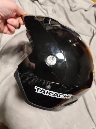 Casco Moto Takachi Sol Sonriente como nuevo