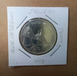 3 Monedas 500 Escudos Plata