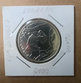 3 Monedas 500 Escudos Plata