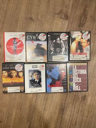 Lote 8 Películas DVD (Español)