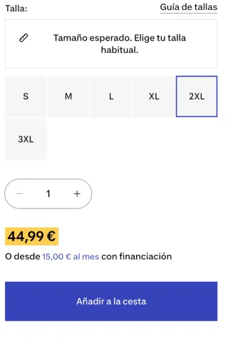 Chaqueta Montaña Quechua NH500 Talla 2XL