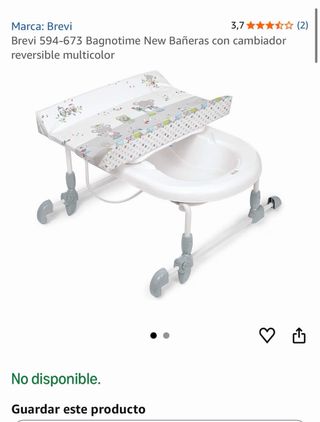 Bañera y cambiador Brevi 594