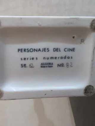 Figura Oliver Hardy Porcelana Cine