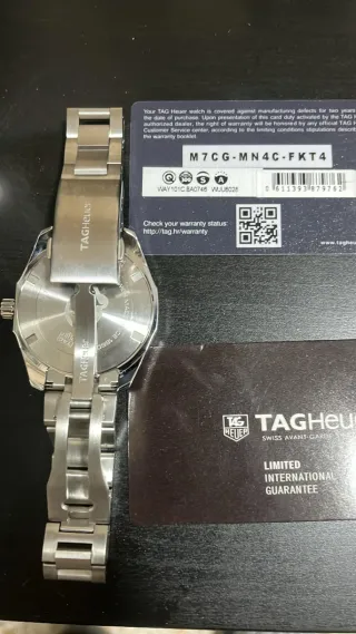 TAG Heuer Aquaracer Orologio di Lusso Blu e Argento