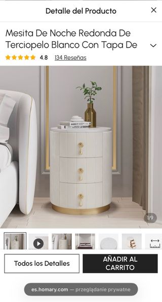 Cómoda y Mesitas Noche Diseño Moderno