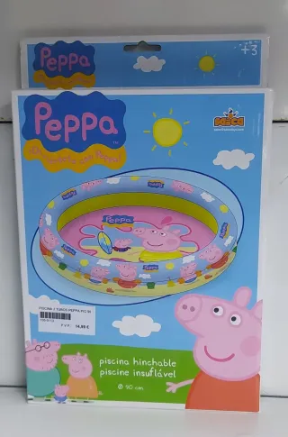 Piscina hinchable Peppa Pig 90 cm