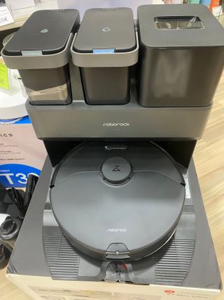 Roborock S7 MAX Ultra Robot Aspirador 5500 Pa NEGRO REACONDICIONADO, señales de uso