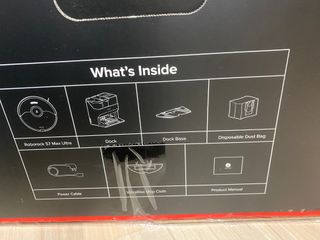 Roborock S7 MAX Ultra Robot Aspirador 5500 Pa NEGRO REACONDICIONADO, señales de uso