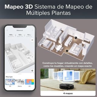 Roborock S7 MAX Ultra Robot Aspirador 5500 Pa NEGRO REACONDICIONADO, señales de uso