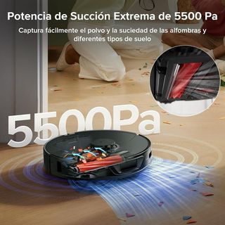 Roborock S7 MAX Ultra Robot Aspirador 5500 Pa NEGRO REACONDICIONADO, señales de uso