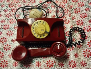 Telefono vintage GTE Starlite rosso