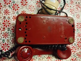 Telefono vintage GTE Starlite rosso
