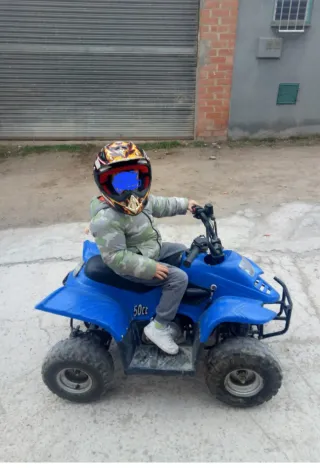 Quad infantil 50cc azul
