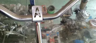 Guiador de bicicleta cromado para bicicletas vinta