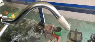 Guiador de bicicleta cromado para bicicletas vinta