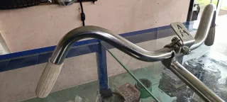 Guiador de bicicleta cromado para bicicletas vinta