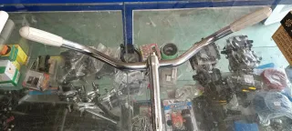 Guiador de bicicleta cromado para bicicletas vinta