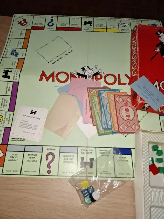 Juego de mesa Monopoly años 80