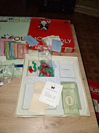 Juego de mesa Monopoly años 80