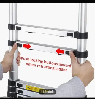 Escalera telescópica 4.4m