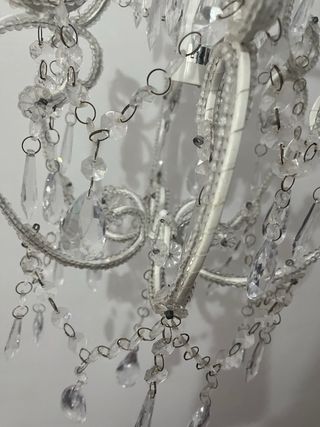 Lámpara colgante de cristal