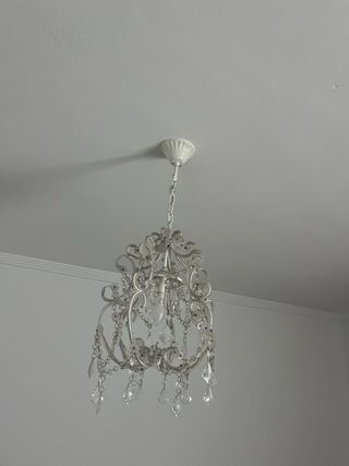 Lámpara colgante de cristal