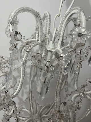 Lámpara colgante de cristal