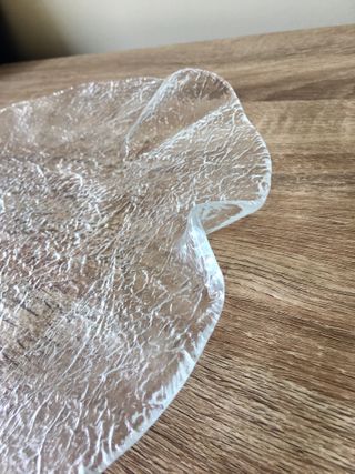 Fuente cristal IVV hoja