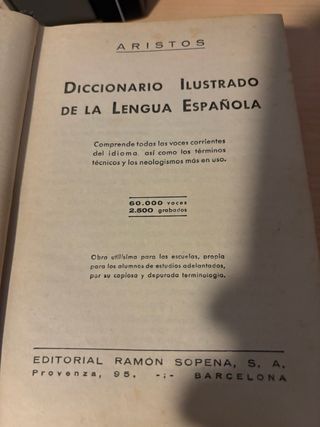 Biblioteca Diccionarios S.XX