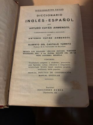 Biblioteca Diccionarios S.XX