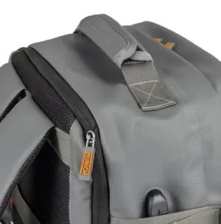 Mochila Munich Gris y Naranja nueva