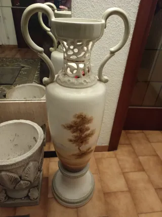 Jarrón decorativo de cerámica