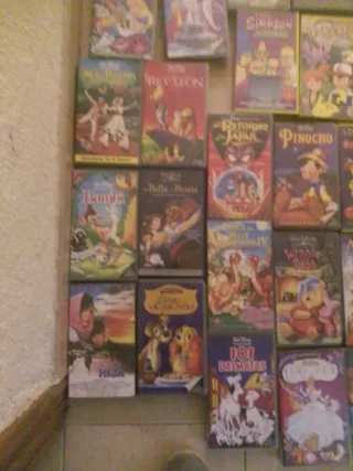 Colección VHS Infantiles Disney Precio Negociable!
