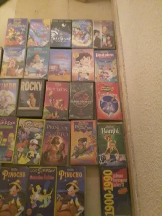 Colección VHS Infantiles Disney Precio Negociable!