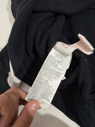 Sudadera Jordan Negra y Blanca