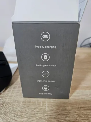 Ratón Ergonómico Vertical UINEER A06P Negro