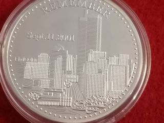 Moneda Plata Remember Torres Gemelas 9/11