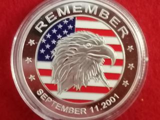 Moneda Plata Remember Torres Gemelas 9/11
