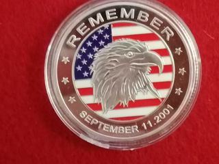 Moneda Plata Remember Torres Gemelas 9/11
