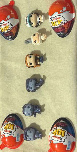 Figuras Funko Pop Stranger Things, Kinder Enjoy