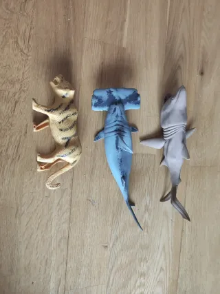 Lote animales y muñecos de plástico