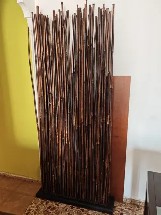 Mueble Decorativo Bambú y Madera.Recoger en burjas