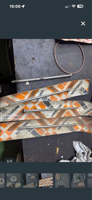 Lote repuestos motocultor Fort Lander Volpino