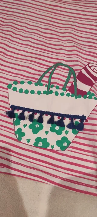 5 Camisetas Manga Corta Mujer talla L